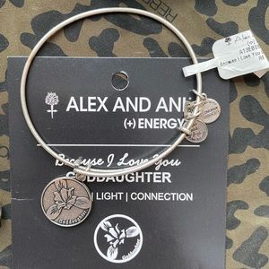 NWT Alex and Ani Goddaughter bracelet